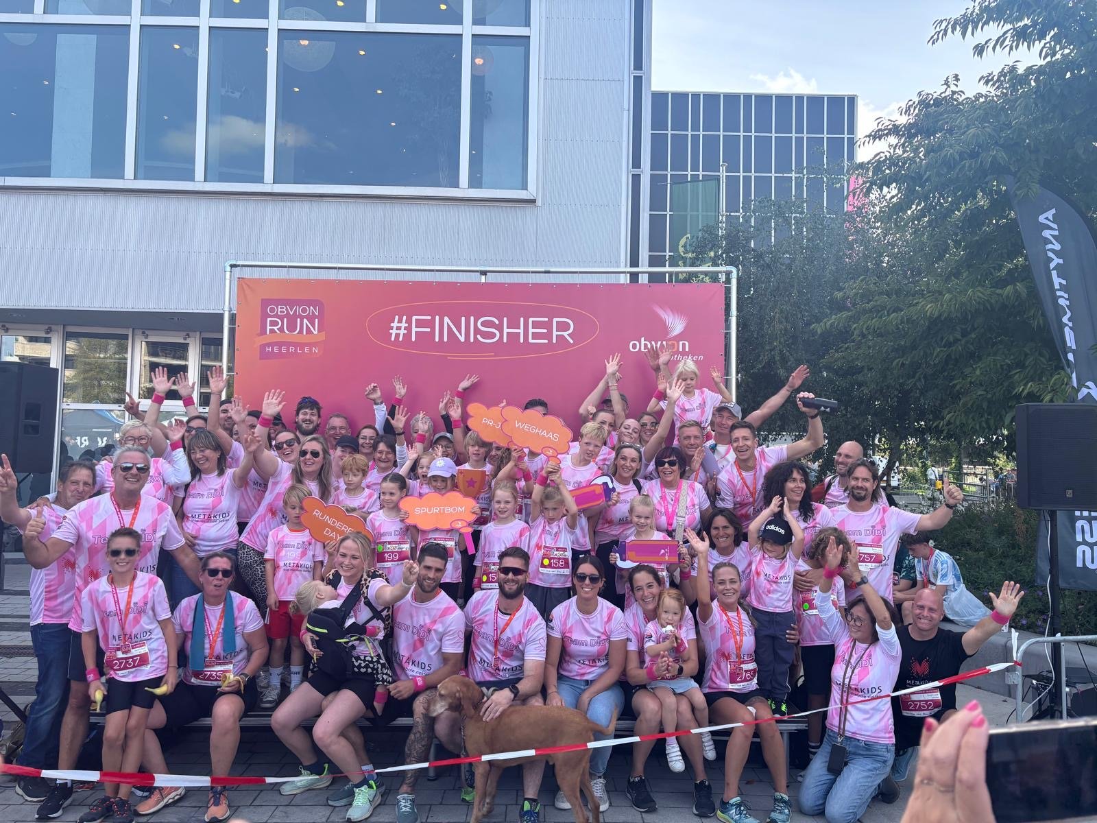 Team Didi tijdens de Obvion Run Heerlen 2025